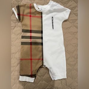 Baby Burberry Romper size 6 months